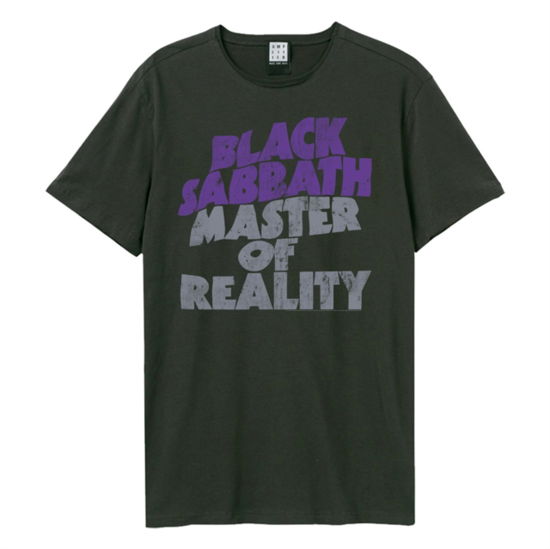 Black Sabbath Master Of Reality Amplified Small Vintage Charcoal T Shirt - Black Sabbath - Produtos - AMPLIFIED - 5054488106315 - 