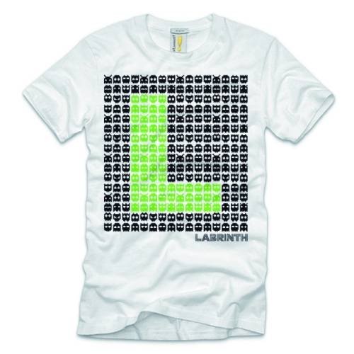 Cover for Labrinth · Labrinth Unisex T-Shirt: Space Invaders (T-shirt) [size S] [White - Unisex edition] (2013)