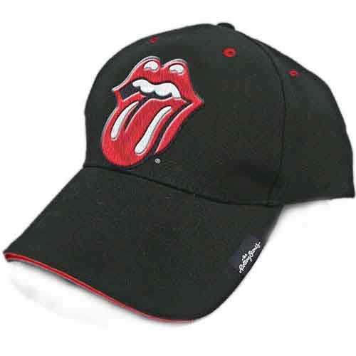 The Rolling Stones · The Rolling Stones Unisex Baseball Cap: Classic Tongue (Klær) [Black - Unisex edition] (2014)