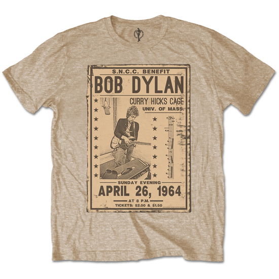 Bob Dylan Unisex T-Shirt: Flyer - Bob Dylan - Fanituote - Sony Music - 5055295378315 - torstai 9. huhtikuuta 2015