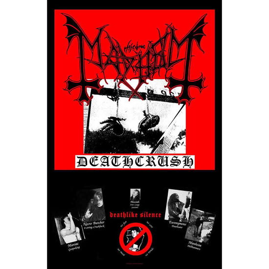 Mayhem Textile Poster: Deathcrush - Mayhem - Marchandise -  - 5055339788315 - 