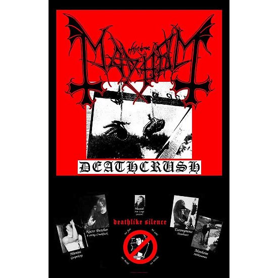 Mayhem Textile Poster: Deathcrush - Mayhem - Merchandise -  - 5055339788315 - 