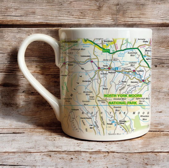 Cover for OS Map Bone China Mug - North York Moors National Park (MERCH) (2025)