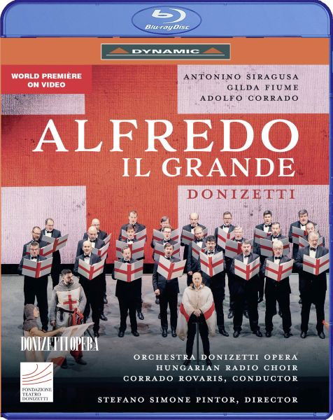 Cover for Orchestra Donizetti Opera &amp; Corrado Rovaris &amp; Antonino Siragusa · Donizetti: Alfredo Il Grande (Blu-ray) (2024)