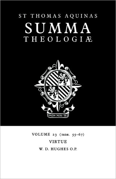 Cover for Thomas Aquinas · Summa Theologiae: Volume 23, Virtue: 1a2ae. 55-67 (Paperback Book) (2006)