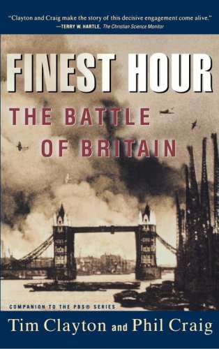 Cover for Philip R. Craig · Finest Hour: the Battle of Britain (Paperback Book) [Reprint edition] (2002)