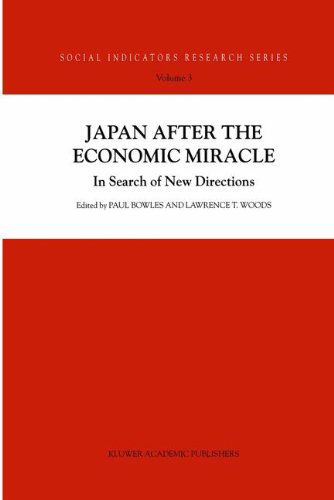 Cover for Lawrence T. Woods · Japan after the Economic Miracle: In Search of New Directions - Social Indicators Research Series (Hardcover Book) [2000 edition] (1999)