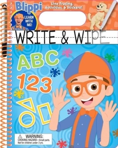 Blippi: Write and Wipe - Editors of Studio Fun International - Books - Studio Fun International - 9780794449315 - August 30, 2022