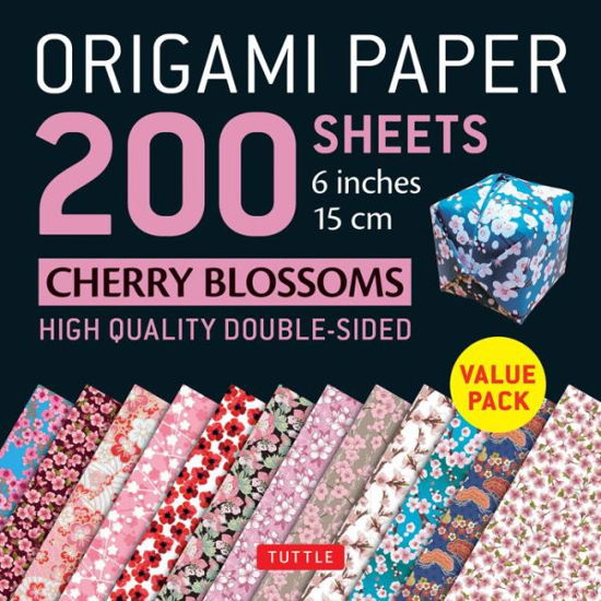 Origami Paper 200 sheets Cherry Blossoms 6 inch (15 cm): High-Quality Origami Sheets Printed with 12 Different Colors - Tuttle Publishing - Bøger - Tuttle Publishing - 9780804850315 - 23. oktober 2018