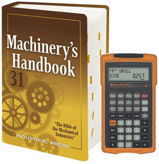 Cover for Erik Oberg · Machinery’s Handbook and Calc Pro 2 Bundle (Hardcover Book) [Large Print, 31st edition] (2020)