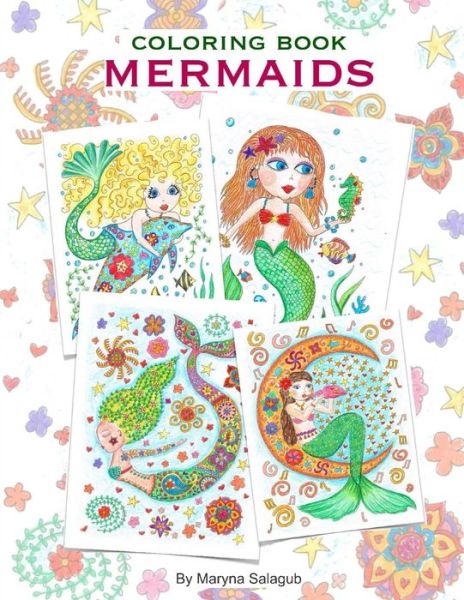 Cover for Maryna Salagub · Mermaids Coloring Book (Paperback Book) (2015)