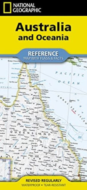 National Geographic Australia and Oceania Map (Folded with Flags and Facts) - National Geographic Reference Map - National Geographic Maps - Books - National Geographic Maps - 9781566959315 - May 17, 2023