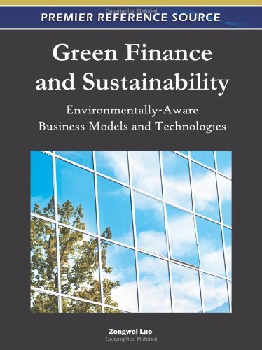 Cover for Zongwei Luo · Green Finance and Sustainability: Environmentally-aware Business Models and Technologies (Premier Reference Source) (Gebundenes Buch) (2011)