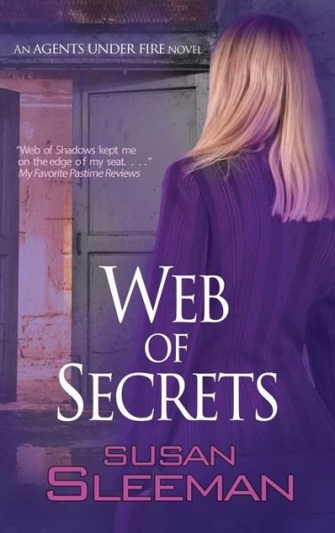 Cover for Susan Sleeman · Web of Secrets (Hardcover bog) (2016)