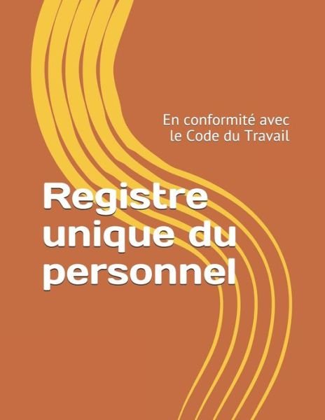 Cover for Azur Provence Management · Registre unique du personnel (Pocketbok) (2019)