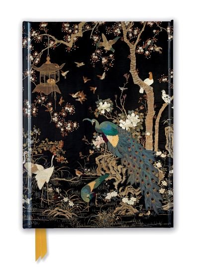 Cover for Ashmolean Museum: Embroidered Hanging with Peacock (Foiled Journal) - Flame Tree Notebooks (Papperier) [New edition] (2018)