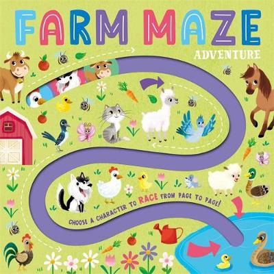 Cover for Igloo Books Ltd · Farm Maze Adventure - A-Maze Boards (Board book) (2020)