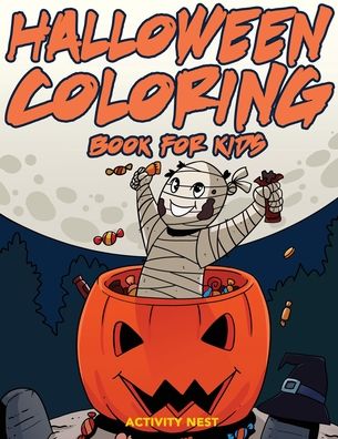 Cover for Activity Nest · Halloween Coloring Book for Kids (Pocketbok) (2020)