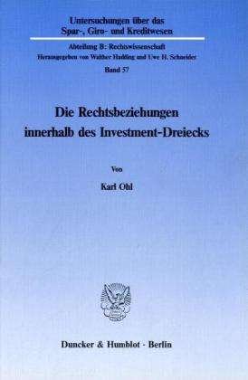 Cover for Ohl · Die Rechtsbeziehungen innerhalb des (Book) (1989)