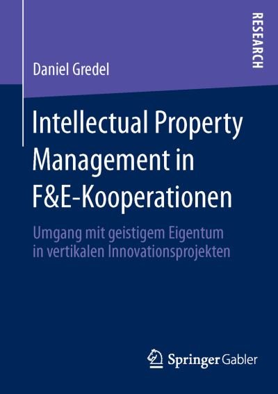 Cover for Gredel · Intellectual Property Management (Bok) (2015)