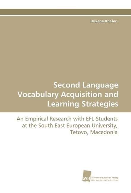 Cover for Xhaferi · Second Language Vocabulary Acqu (Bok)