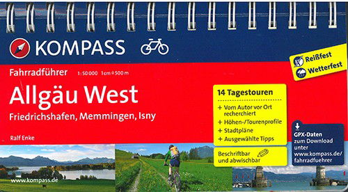 Cover for Mair-Dumont / Kompass · Kompass Fahrradführer 6418: Allgäu West, Friedrichshafen, Memmingen, Isny (Book) (2014)