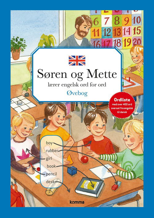 Cover for Ingen forfatter · Søren og Mette: Søren og Mette lærer engelsk ord for ord - øvebog (Book) [1. wydanie] (2015)