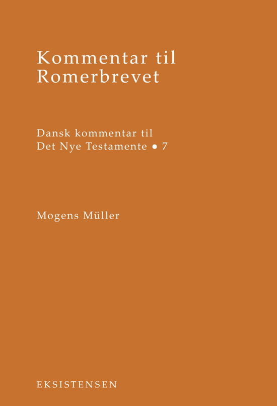 Cover for Mogens Müller · Kommentar til Romerbrevet (Bound Book) [1er édition] (2023)