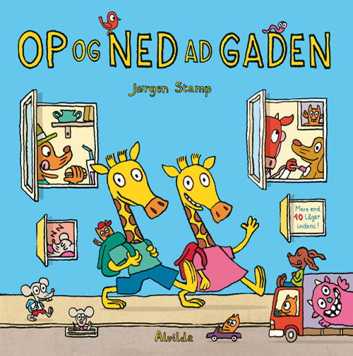 Cover for Jørgen Stamp · Op og ned ad gaden (Cardboard Book) [1st edition] (2011)