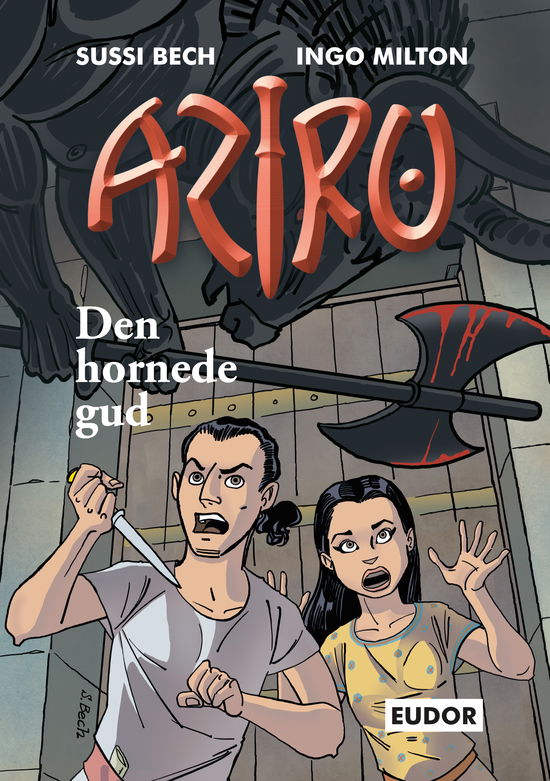 Cover for Sussi Bech og Ingo Milton · Aziru: Den hornede gud, Aziru 2 (Hardcover bog) [1. udgave] (2016)