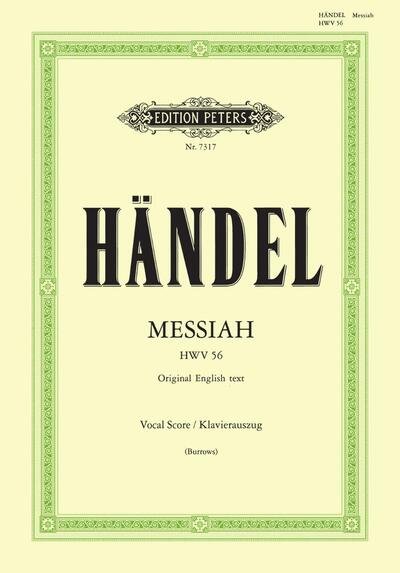 Messiah - Handel - Boeken - Edition Peters - 9790014056315 - 12 april 2001