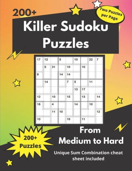 Cover for Somatomint · Killer Sudoku Puzzles from Medium to Hard (Paperback Book) (2020)