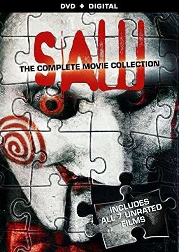 Cover for Saw: the Complete Movie Collection (DVD) [Widescreen edition] [Box set] (2014)