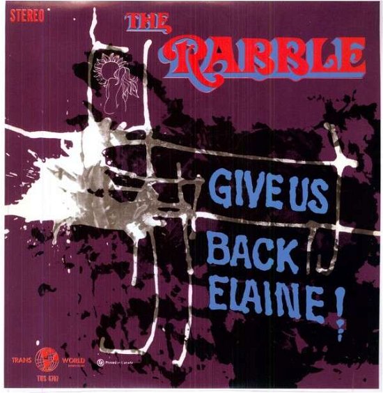 Cover for Rabble · Give Us Back Elaine (LP) [Limited, 180 gram edition] (2010)
