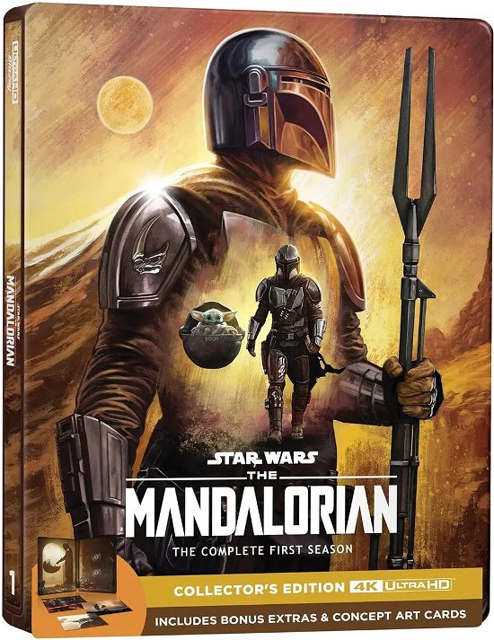 Cover for Mandalorian : Season 1 (Steelbook) · Mandalorian (2019): Season 1 (Steelbook) (4K Ultra HD) (2023)
