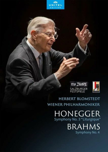 Honegger & Brahms: Wiener Philharmoniker Conducted by Herbert Blomstedt at Salzburg Festival - Wiener Philharmoniker - Movies - CLASSICAL - 0814337017316 - July 22, 2022