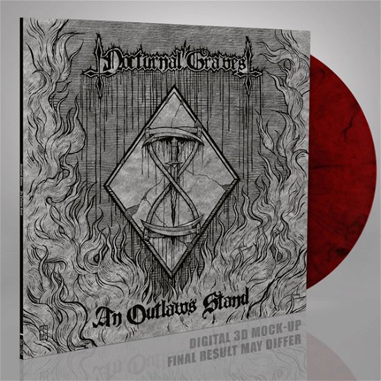 Cover for Nocturnal Graves · An Outlaw’s Stand (Red / Black Vinyl) (LP) (2022)