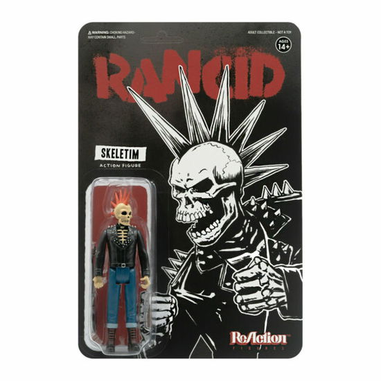 Rancid Reaction Figure - Rancid Punk Skeleton - Rancid - Produtos - SUPER 7 - 0840049805316 - 4 de julho de 2020