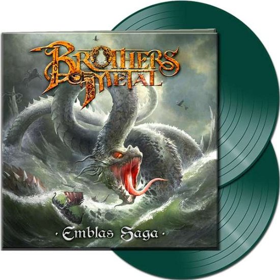 Cover for Brothers Of Metal · Emblas Saga (LP) [Coloured edition] (2020)