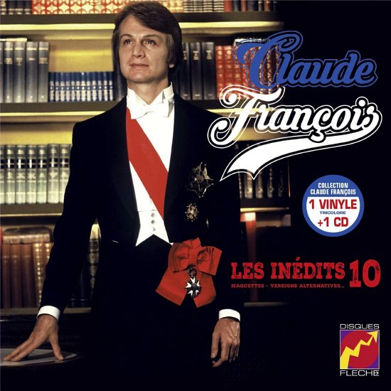 Les Inedits 10 (10" Vinyl + CD) - Claude Francois - Musik - CULTURE FACTORY - 3700477835316 - 22. Juli 2022