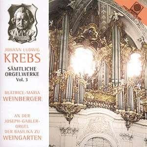 Samtliche Orgelwerke 3 - J.L. Krebs - Musik - MOTETTE - 4008950127316 - 1. Oktober 2013