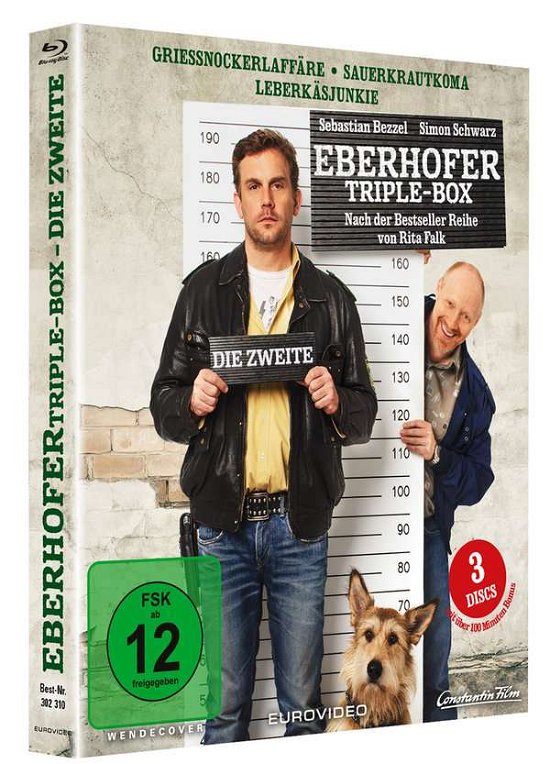 Cover for Die Zweite Eberhofer Triple Box/3bd · Die Zweite Eberhofer Triple Box (Blu-ray) (2020)