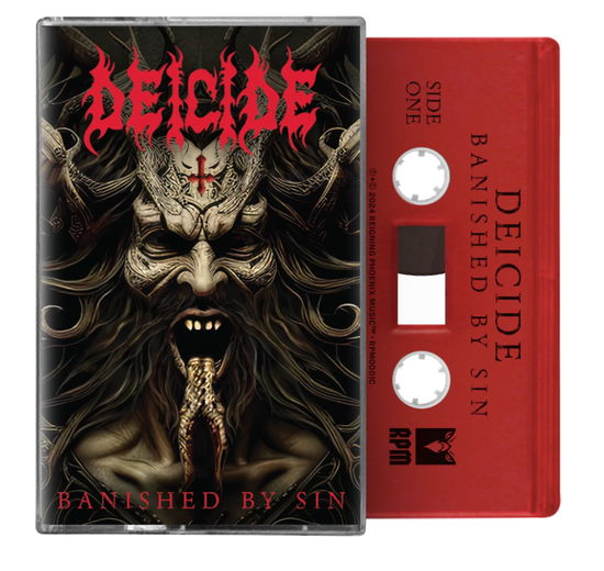 Cover for Deicide · Banished By Sin (Kassette) [Red Cassette edition] (2024)