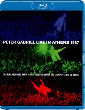 Cover for Peter Gabriel · Live at Athens 1987 + Play (Blu-ray) (2013)