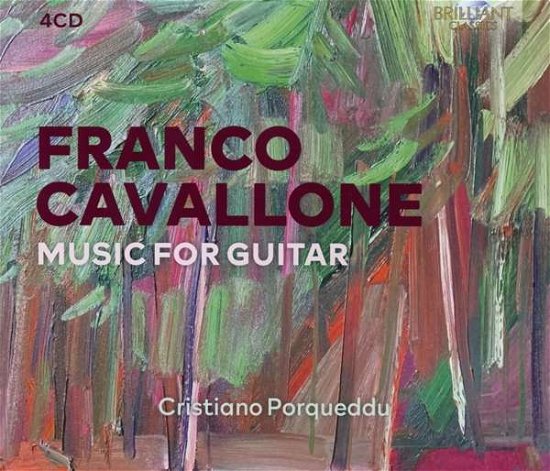 Cover for Cristiano Porqueddu · Franco Cavallone: Music for Guitar (CD) (2021)
