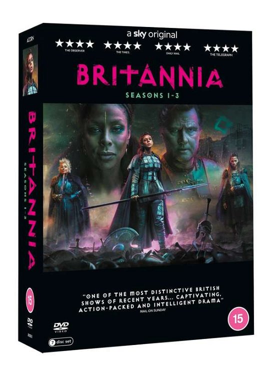 Cover for Britannia Series 13 · Britannia Series 1 to 3 (DVD) (2021)