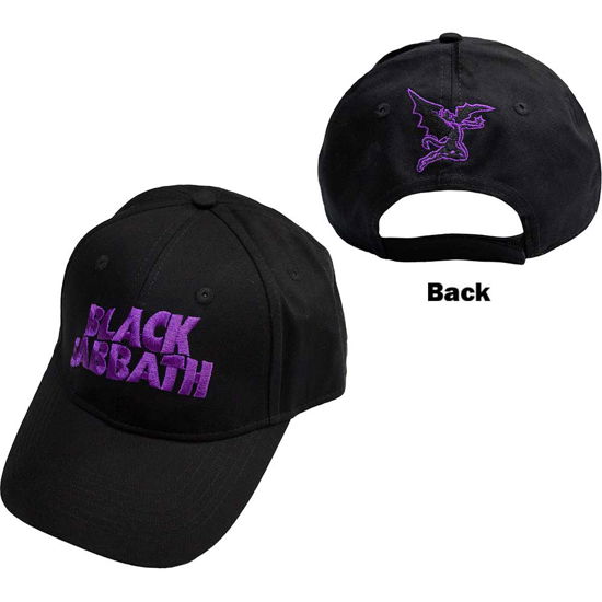 Cover for Black Sabbath · Black Sabbath Unisex Baseball Cap: Demon &amp; Logo (Bekleidung) [Black - Unisex edition]