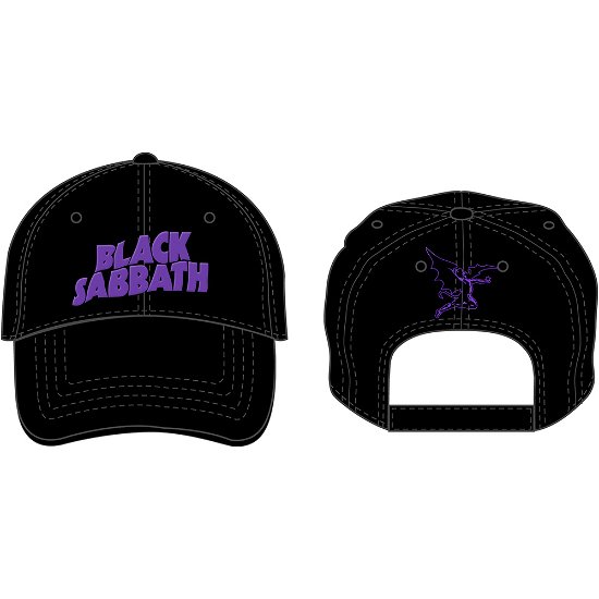 Black Sabbath Unisex Baseball Cap: Demon & Logo - Black Sabbath - Merchandise - Bravado - 5055295300316 - 