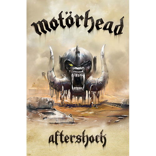 Motorhead Textile Poster: Aftershock - Motörhead - Produtos - Razamataz - 5055339749316 - 