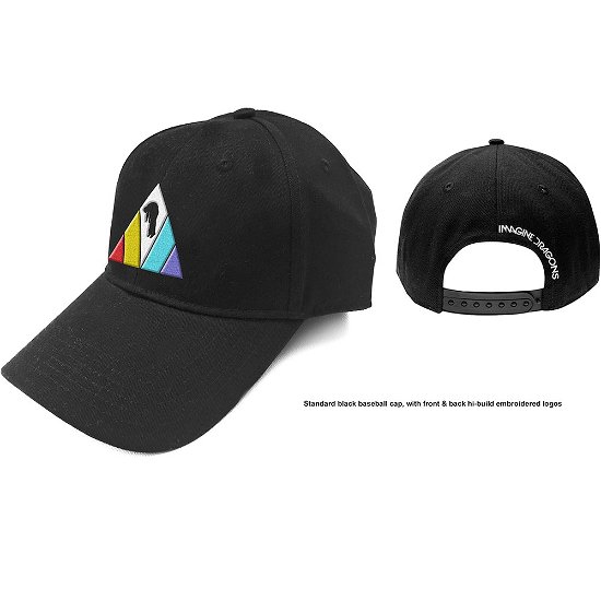 Imagine Dragons Unisex Baseball Cap: Triangle Logo - Imagine Dragons - Merchandise - ROCK OFF - 5056170668316 - 